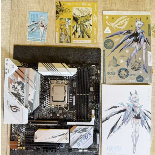 intel i9-14900kf + ROG STRIX B760-G GAMING WIFI S小吹雪