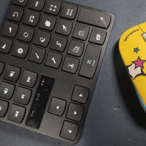 35鍵藍牙5.0可充電無線數字鍵盤 及 Pok&eacute;mon Tappy Pro 藍牙滑鼠