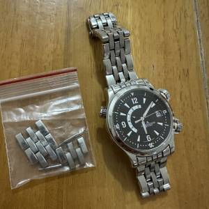 積家1000 hours 潛水鬧表， 全原裝、全正常， 無紙無盒，使用積家舊裝自動機芯 Cal...