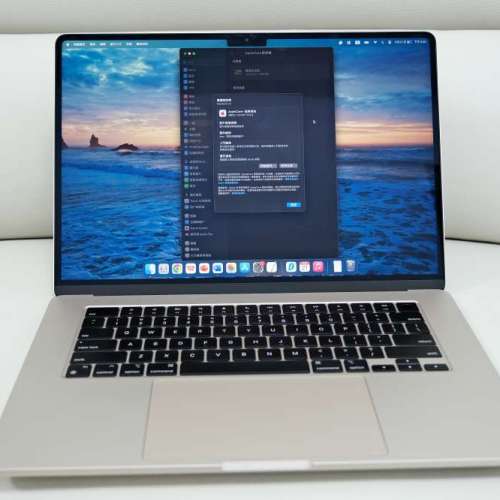 Macbook air m2 15-inch 256gb 星光色