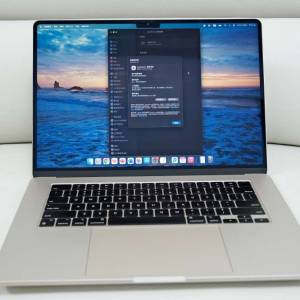 Macbook air m2 15-inch 256gb 星光色