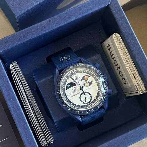 Omega x Swatch MoonShine Gold 8月限定版手錶