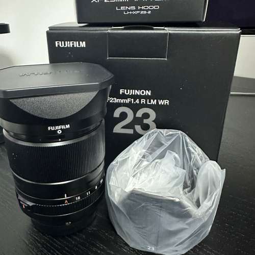 水貨 XF23mmF1.4 R LM WR (二代) 連原廠金屬方形Hood