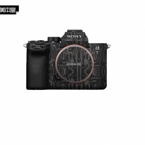 美本堂 Body Skin Decoration 3M Sticker Film Cover For Sony A7V / A75 - 電路金色