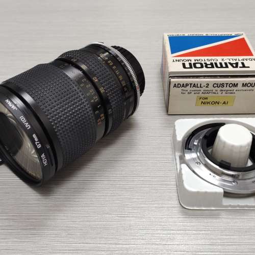 騰龍28-80mm F3.5-4.2 手動鏡頭連美能達MD及尼康AI接環