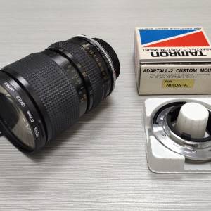 騰龍28-80mm F3.5-4.2 手動鏡頭連美能達MD及尼康AI接環