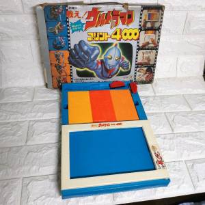 95%新行貨80年代Tomy奧特曼手動凸版印刷機 可印4000款 日本製造 全套有盒