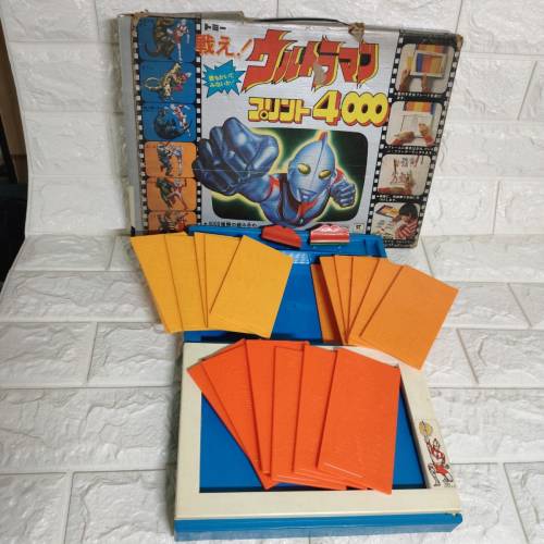 95%新行貨80年代Tomy奧特曼手動凸版印刷機 可印4000款 日本製造 全套有盒