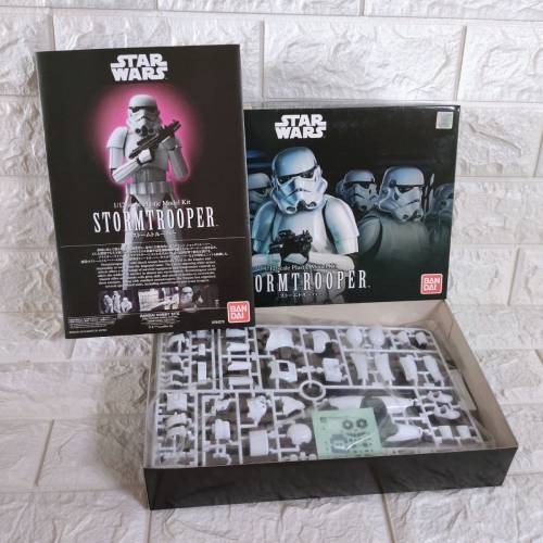 全新行貨Bandai Star Wars Stormtrooper Model Kit Set模型 1/12