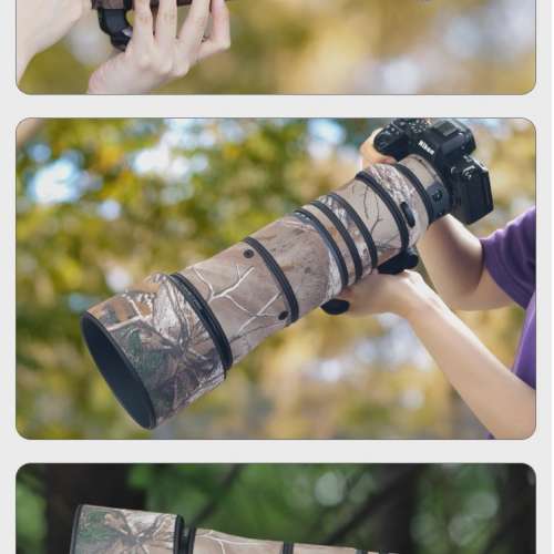 XCOAT Lens Camouflage Coat For Nikon NIKKOR Z 180-600mm F/5.6-6.3 VR - Grass