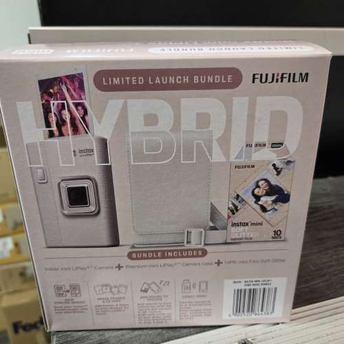 全新水貨 FUJIFILM INSTAX MINI LIPLAY+ 兩用即有即影相機 套裝 包原裝相機套加10...