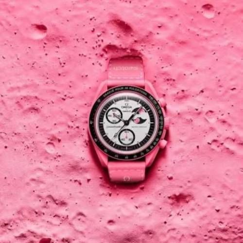Omega x Swatch MISSION TO THE PINK MOONPHASE 粉紅月亮手錶