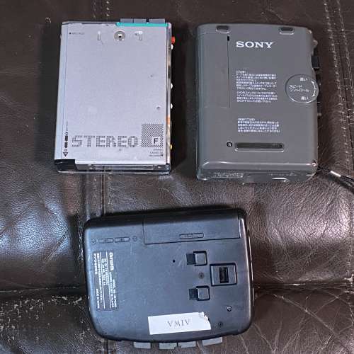 aiwa, sony  walkman x 3