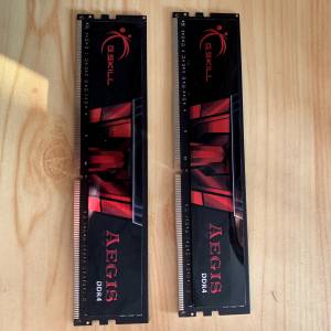 g.skill Aegis Gaming DDR4 16GB (8GB x 2) 3200MHz CL16 (F4-3200C16S-16GIS)