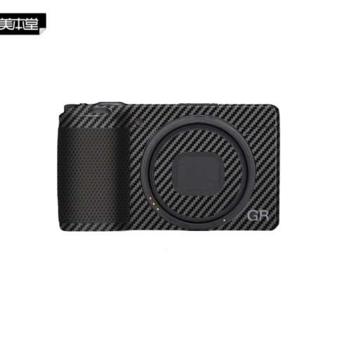 美本堂 Body Skin Decoration 3M Sticker Film Cover For GR3  - 碳纖維黑色