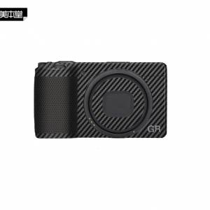 美本堂 Body Skin Decoration 3M Sticker Film Cover For GR3  - 碳纖維黑色