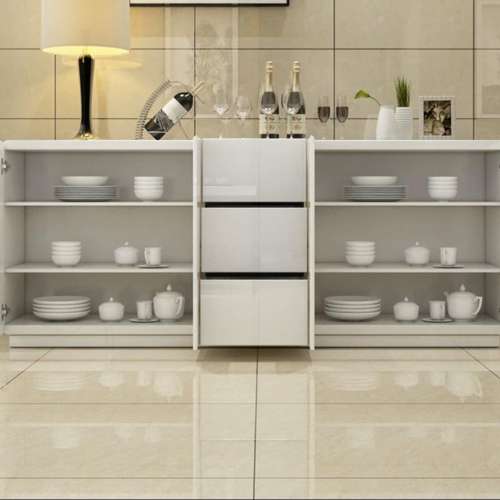 全新白色坐地櫃