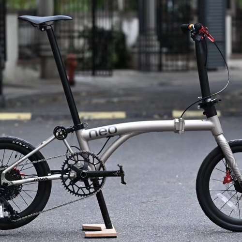 (電變12速 40T 飛輪 消光鈦色 ) 2025最新款JAVA NEO 電變12速 紅色碟剎349鋁合金折...