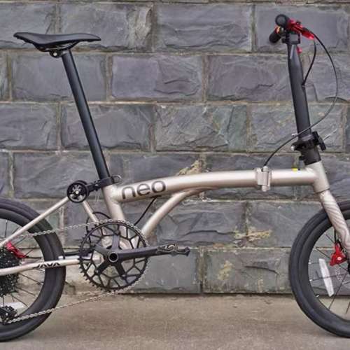 (電變12速 40T 飛輪 消光鈦色 ) 2025最新款JAVA NEO 電變12速 紅色碟剎349鋁合金折...