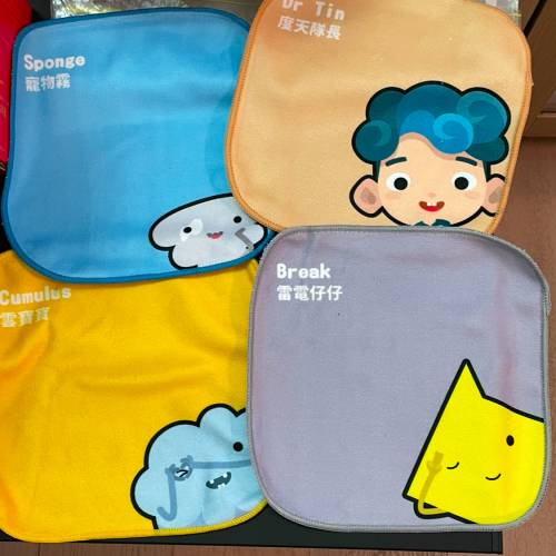 天文台 天氣小毛巾一套．共8條