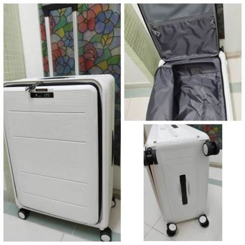 新款30吋Bubule 前蓋萬向輪旅行行李箱篋35kg front opened all direction travel l...