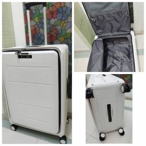 新款30吋Bubule 前蓋萬向輪旅行行李箱篋35kg front opened all direction travel l...