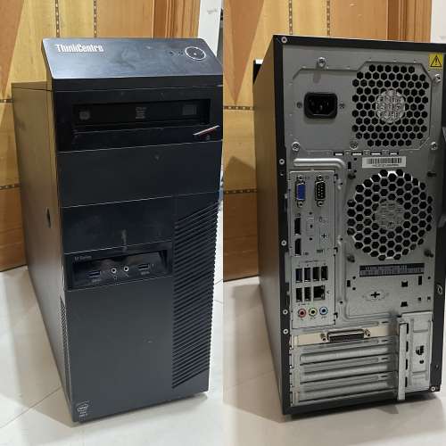 Lenovo文書電腦 + 24吋led顯示器，i7-4790，12GB RAM，240GB SSD，1TB HDD，Win11，...