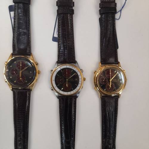 ( 新年秒閃價 ) 全新Seiko 7T32皮帶Chronograph鬧錶 (每個計)