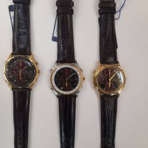 ( 聖誕秒殺價 ) 全新Seiko 7T32皮帶Chronograph鬧錶 (每個計)