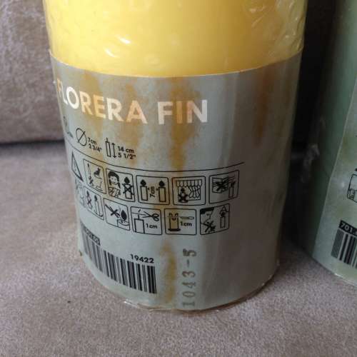 🕯️ IKEA Candles FLORERA of 3pc Set NEW 全新 宜家 蠟燭 3件套 🕯️