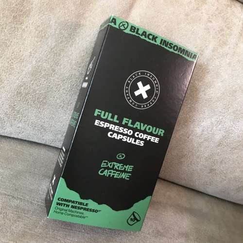 *已過* 最佳享用期 2025/01 BLACK INSOMNIA NESPRESS Capsules NEW 全新 咖啡膠囊 ☕...