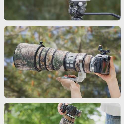 For Olympus M.Zuiko Digital ED 150-400mm F4.5 TC1.25x IS PRO 鏡頭防水炮衣 - J...