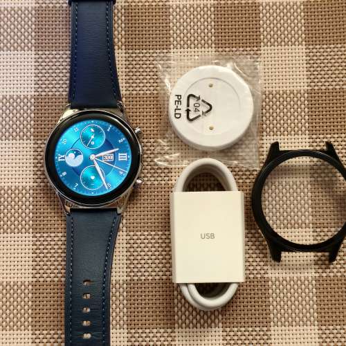 HONOR WATCH GS 3 真皮藍色錶帶版