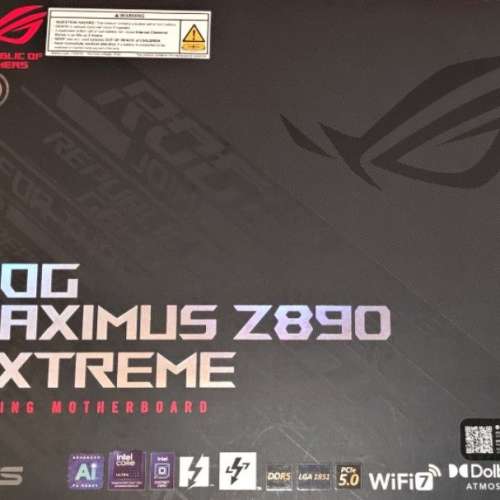 Asus 華碩 ROG Maximus Z890 Extreme EATX 主機板