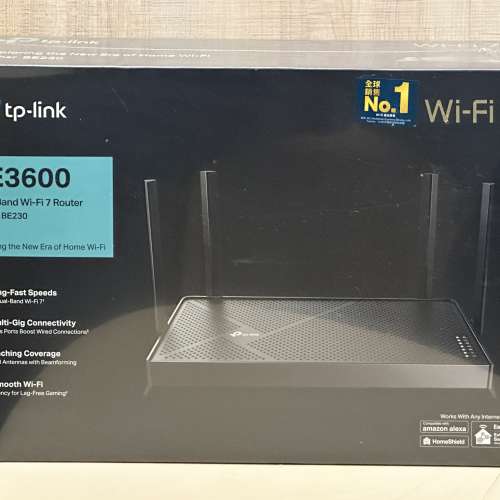 全新 tp-link BE3600 Dual-Band Wi-Fi 7 Router