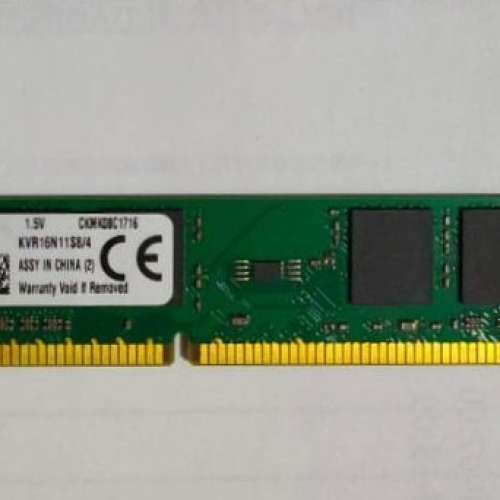 Kingston 短版 DDR3-1600 4G Desktop Ram