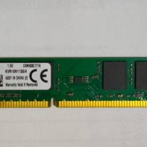 Kingston 短版 DDR3-1600 Desktop Ram