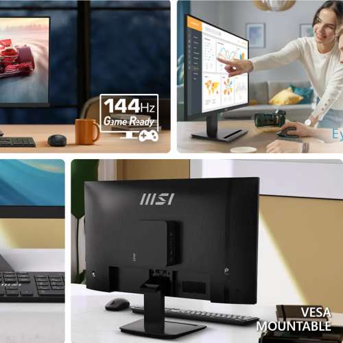 MSI Monitor 顯示器PRO MP273 (27&rsquo;&rsquo;) Full HD