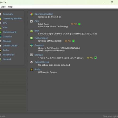 GMKtec NucBox G3 Plus intel N150 8GB Ram 512GB SATA SSD