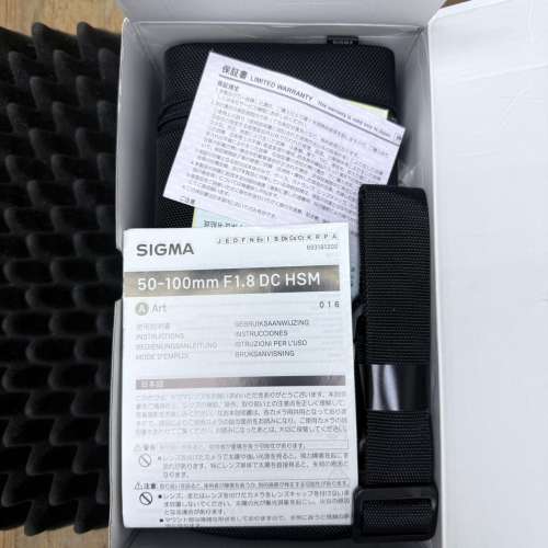 ⚜️ 全新⚜️  SIGMA 50-100MM F1.8 DC HSM CANON  - A225