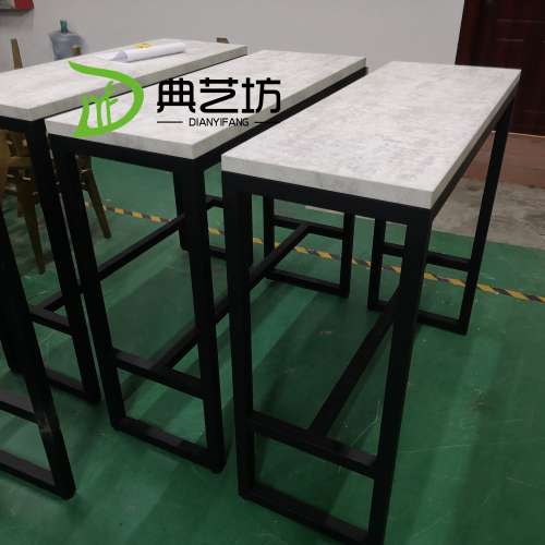 餐廳雲石餐枱，不鏽鋼封邊人造石餐枱，防火板鐵藝餐枱，酒吧高枱訂造，餐廳傢私訂造...