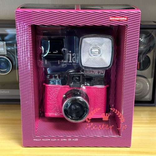 全新 Lomography Diana F+ Camera and Flash (Mr. Pink Edition) Lomo 菲林相機