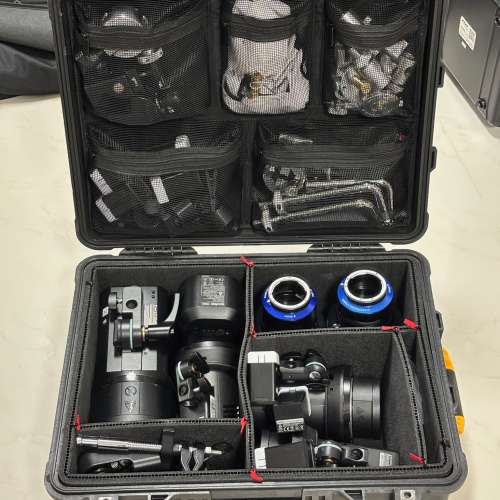 Pelican 1560 黑色箱 有trepak 分隔及mesh lid organiser