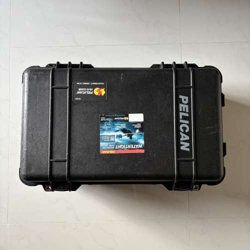 Pelican 1510 黑色箱 有trepak 分隔及mesh lid organiser