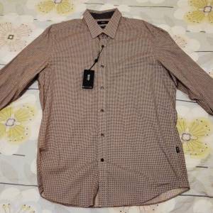 HUGO BOSS shirt 男士長袖襯衫, 名牌卹衫一件 全新 (New): NOT Polo shirt, Tommy ...