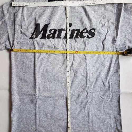 🇺🇸 美國海軍 "Marines" 字Print 顏色: Grey 灰色 中碼