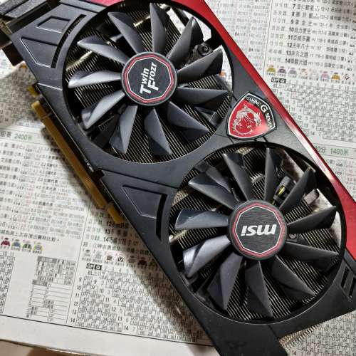 MSI N760 TF 2GD5/OC Display Card 顯示卡 1件