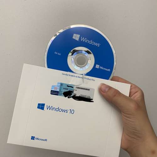 微軟原裝windows 11 windows10 win10專業版64BIT。可以幫到你。