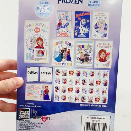 睇下文&middot;文盲勿擾&middot;不轉wtsapp/電話‼️迪士尼公主/ 冰雪奇緣紋身貼紙 魔雪奇緣 Di...