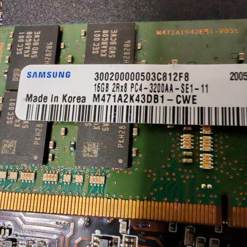 Samsung 16GB DDR4 3200MHz sodimm notebook 記憶體